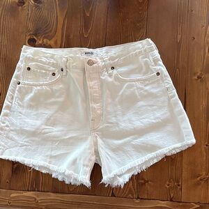 Agolde Women's white Jean Shorts